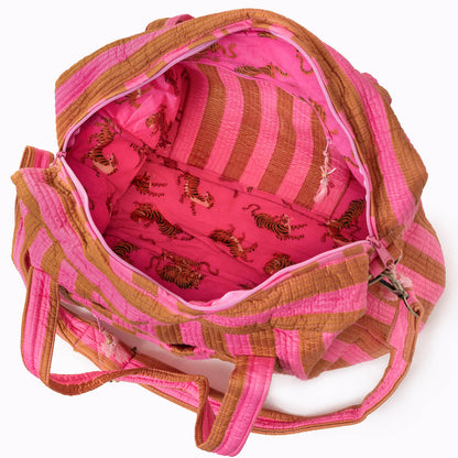 Große Reisetasche "Bold Stripes Earth"