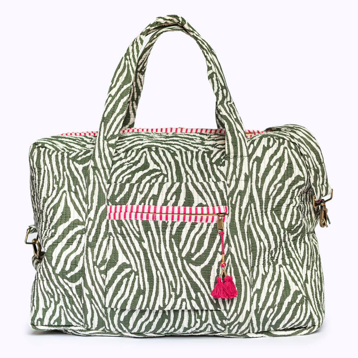 Large travel bag "Desert Zebra"