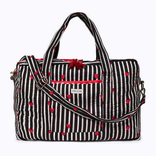 Große Reisetasche "LOVE Edition" black