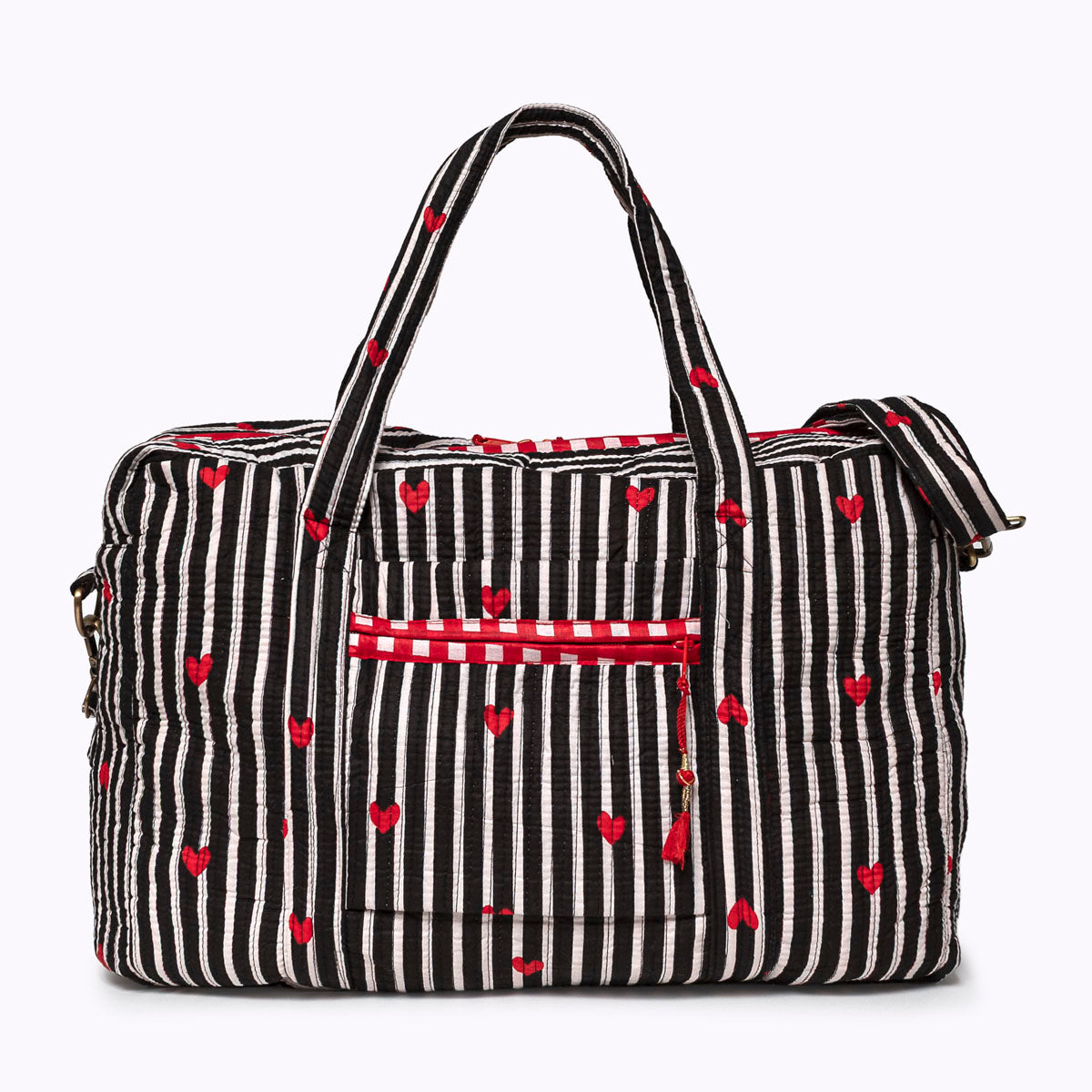 Large travel bag "LOVE Edition" black