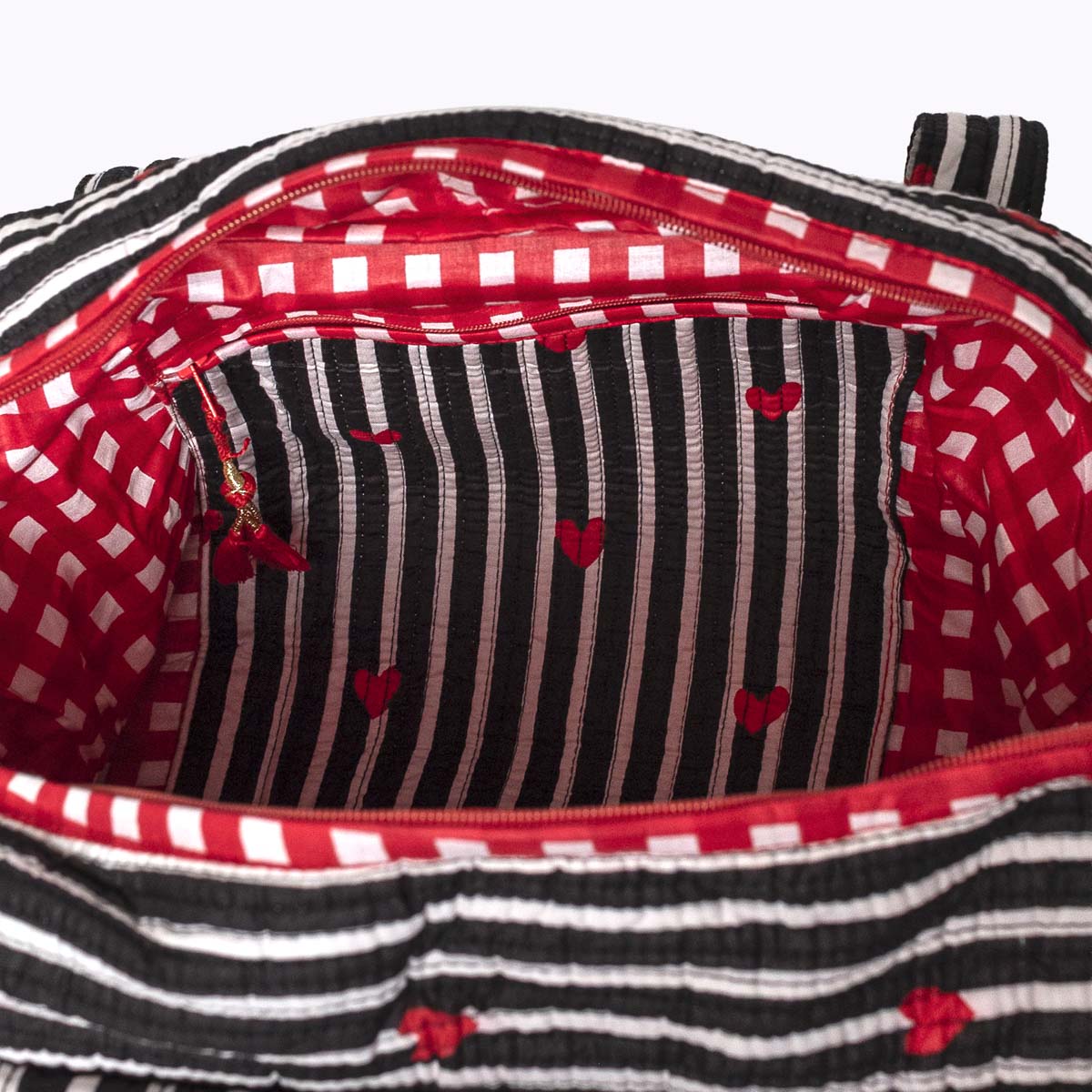 Large travel bag "LOVE Edition" black