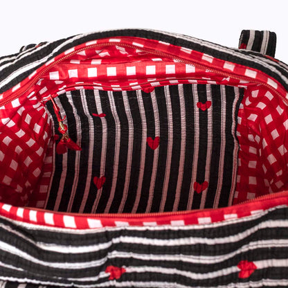 Große Reisetasche "LOVE Edition" black