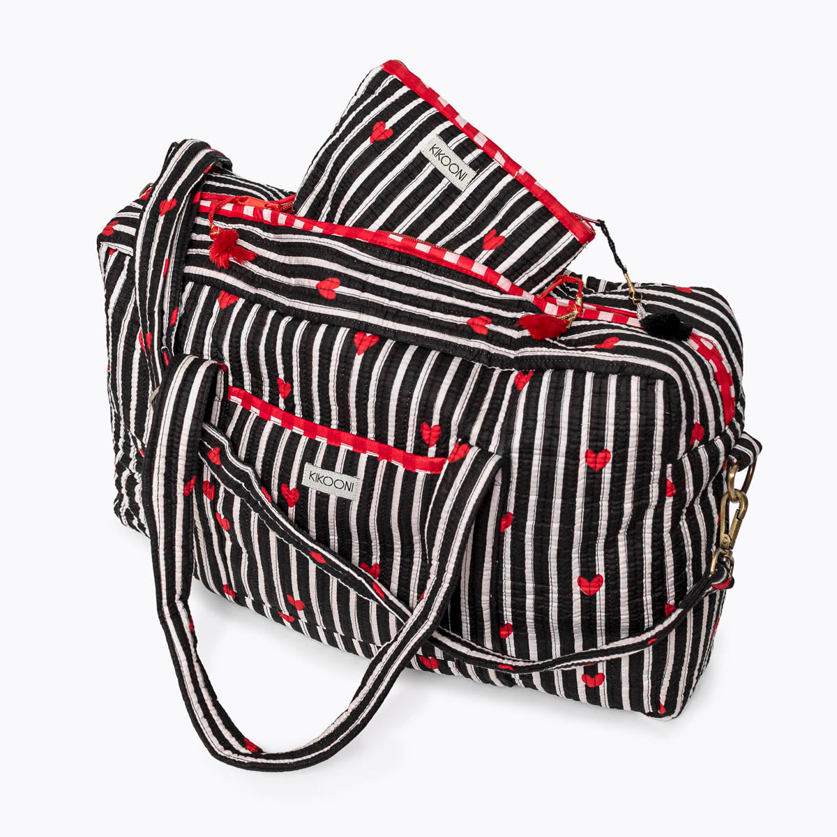 Large travel bag "LOVE Edition" black