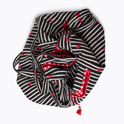 Große Reisetasche "LOVE Edition" black