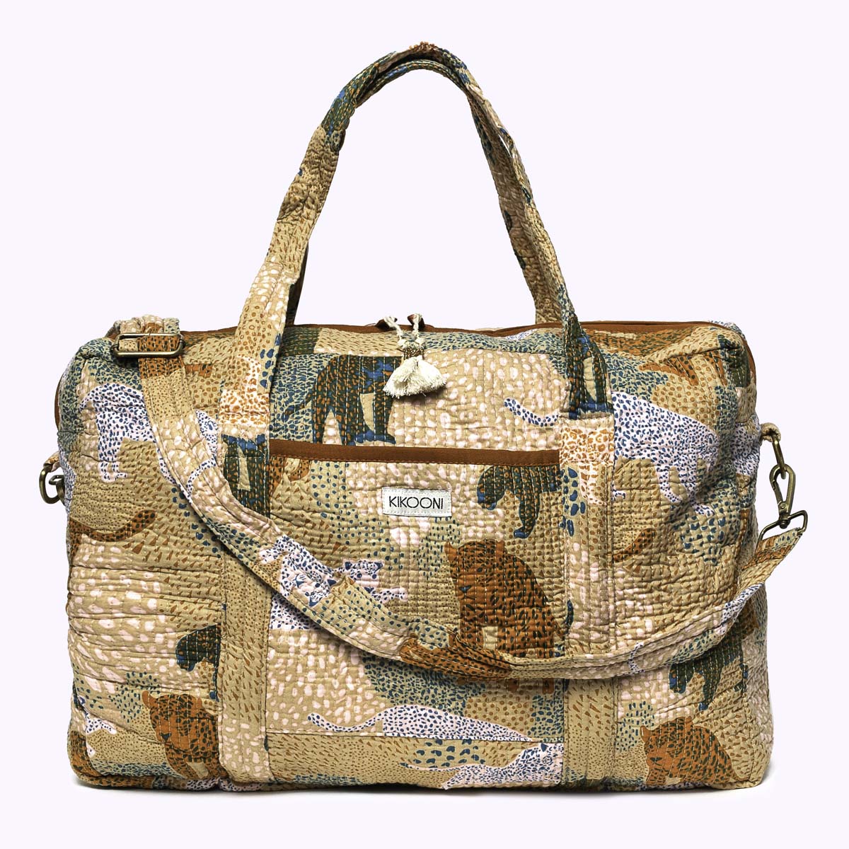 Große Reisetasche "Lucky Leo Beige"