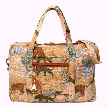 Große Reisetasche "Lucky Leo Beige"