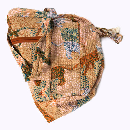 Große Reisetasche "Lucky Leo Beige"