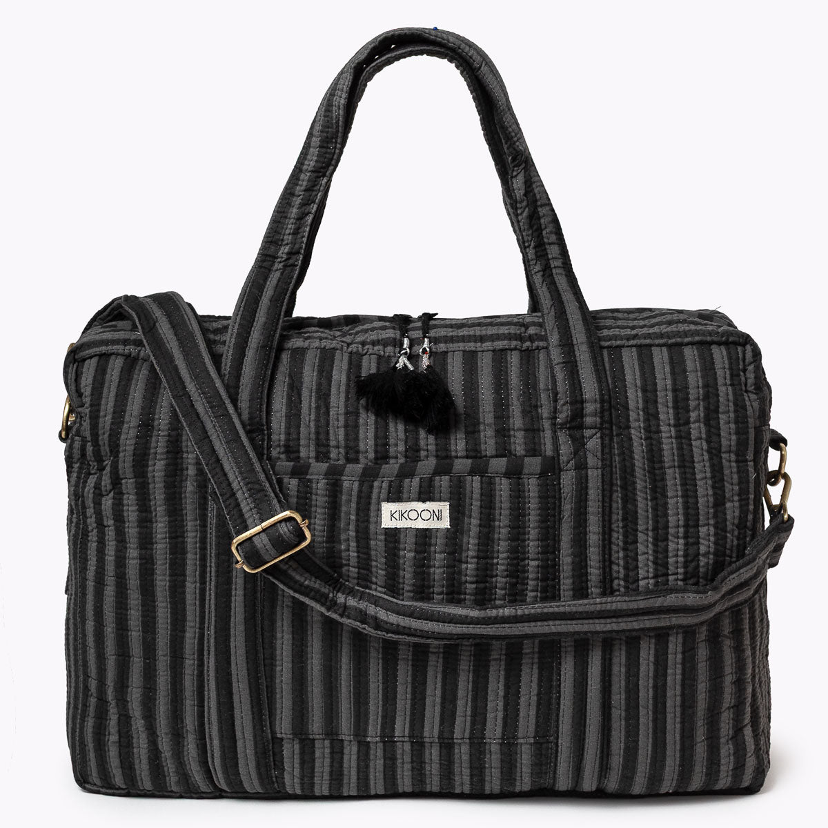 Große Reisetasche "Thin Stripes Midnight"