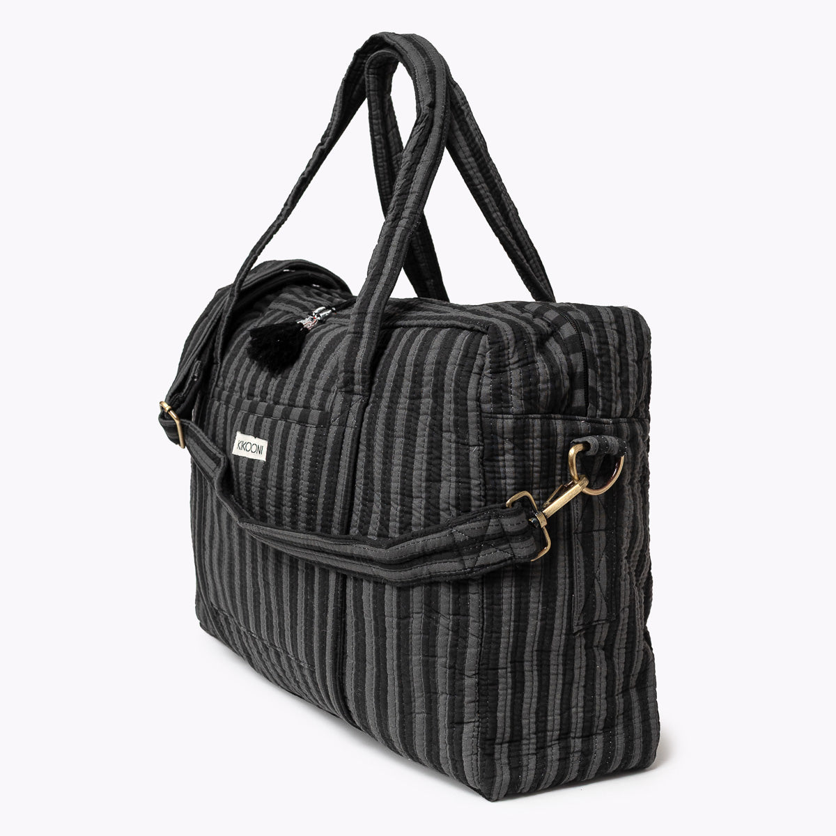 Große Reisetasche "Thin Stripes Midnight"