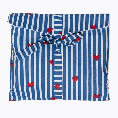 Baumwoll Pyjama "LOVE EDITION" blue