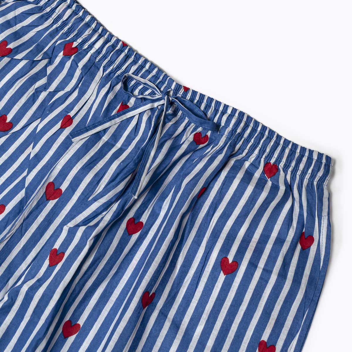 Baumwoll Pyjama "LOVE EDITION" blue