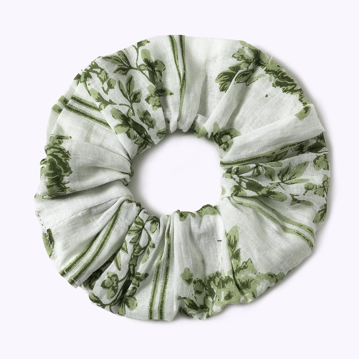 Baumwoll scrunchie "green Maiden"