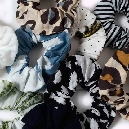 Baumwoll scrunchie "green Maiden"