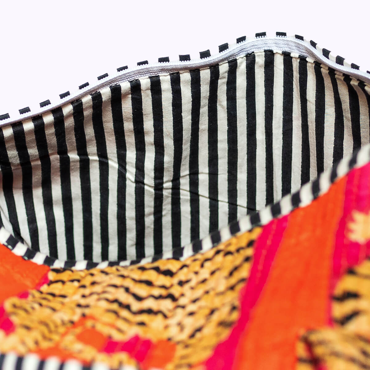 Handgemachte Baumwolltasche "Poppy Tiger"