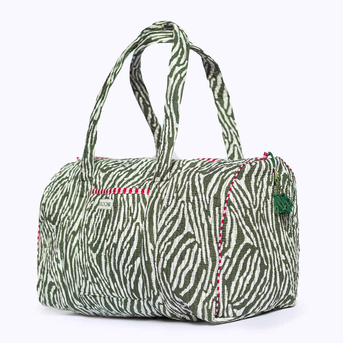 handgemachte Baumwolltasche  "DESERT ZEBRA"