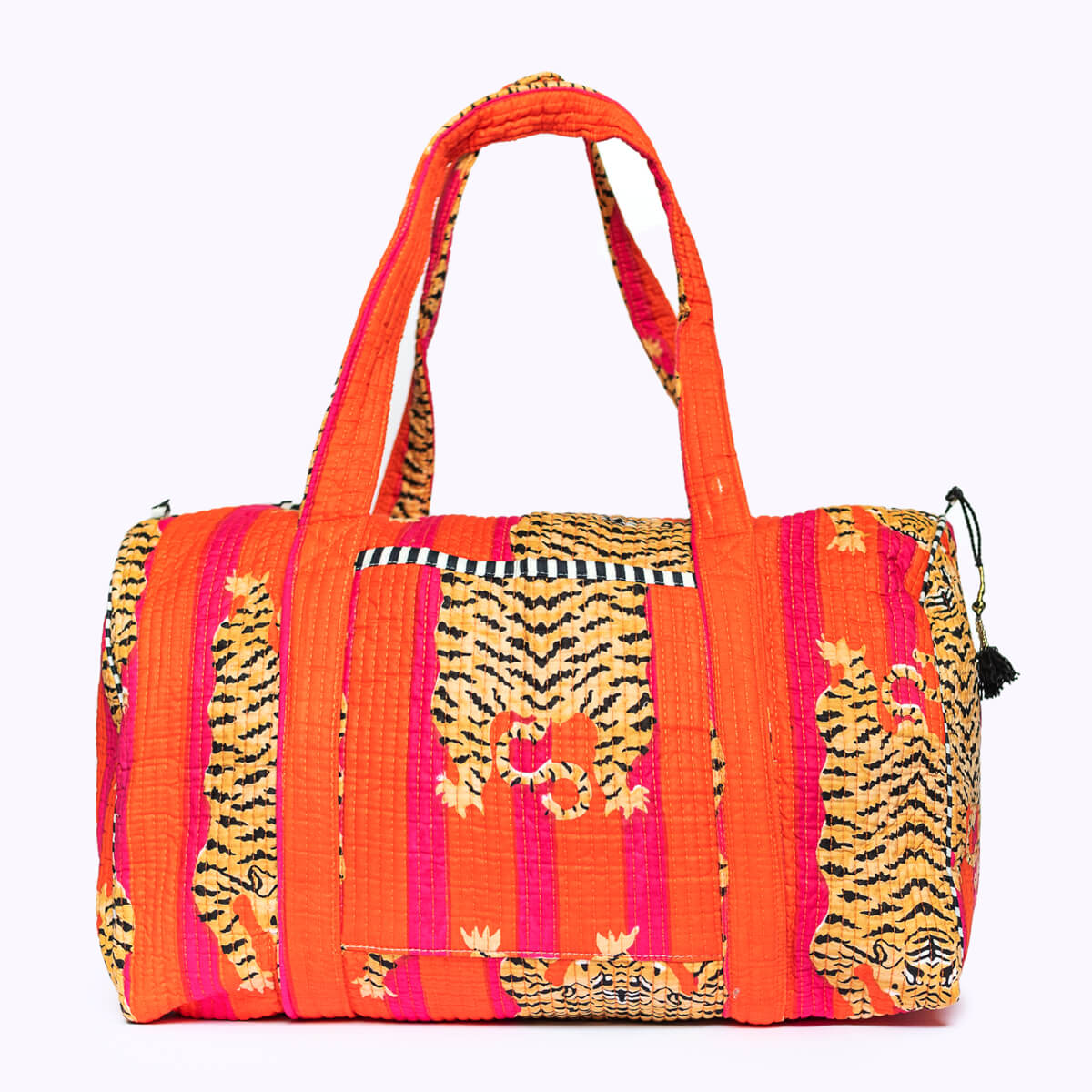 Handgemachte Baumwolltasche "Poppy Tiger"