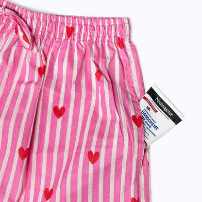 Kurzes Pyjama "LOVE EDITION" pink