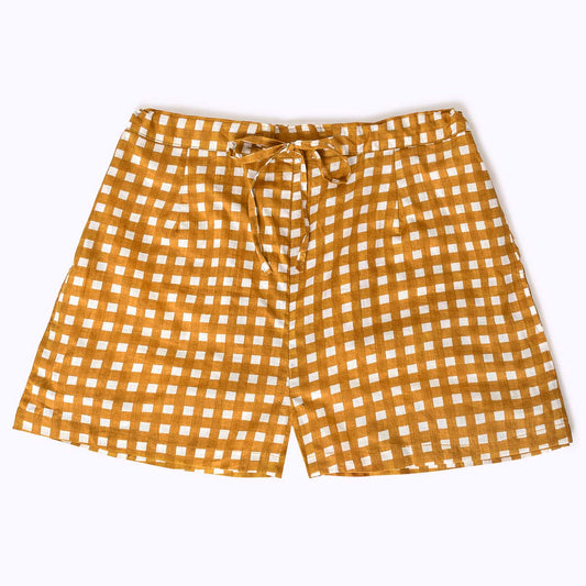 Feel Good Shorts "Yellow Check"