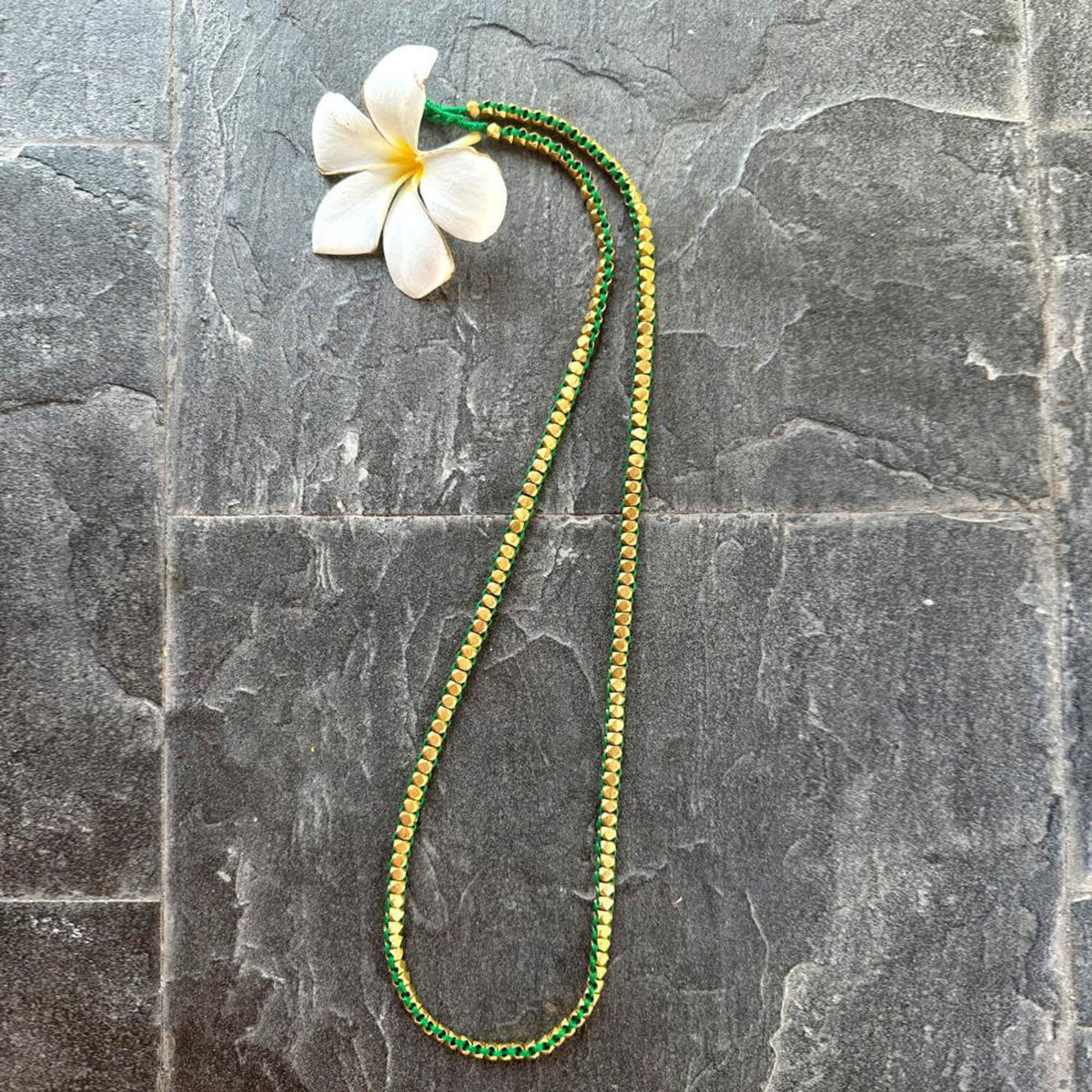 Handmade Dokra necklace "Solid Love"