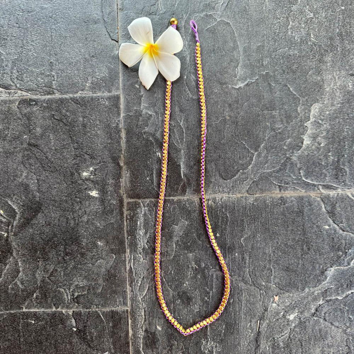Handmade Dokra necklace "Solid Love"