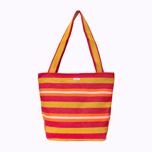 Handgewebte Strandtasche "QUE CALOR"