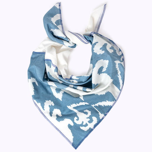 Statement Scarf 73  "Blue Sidha"