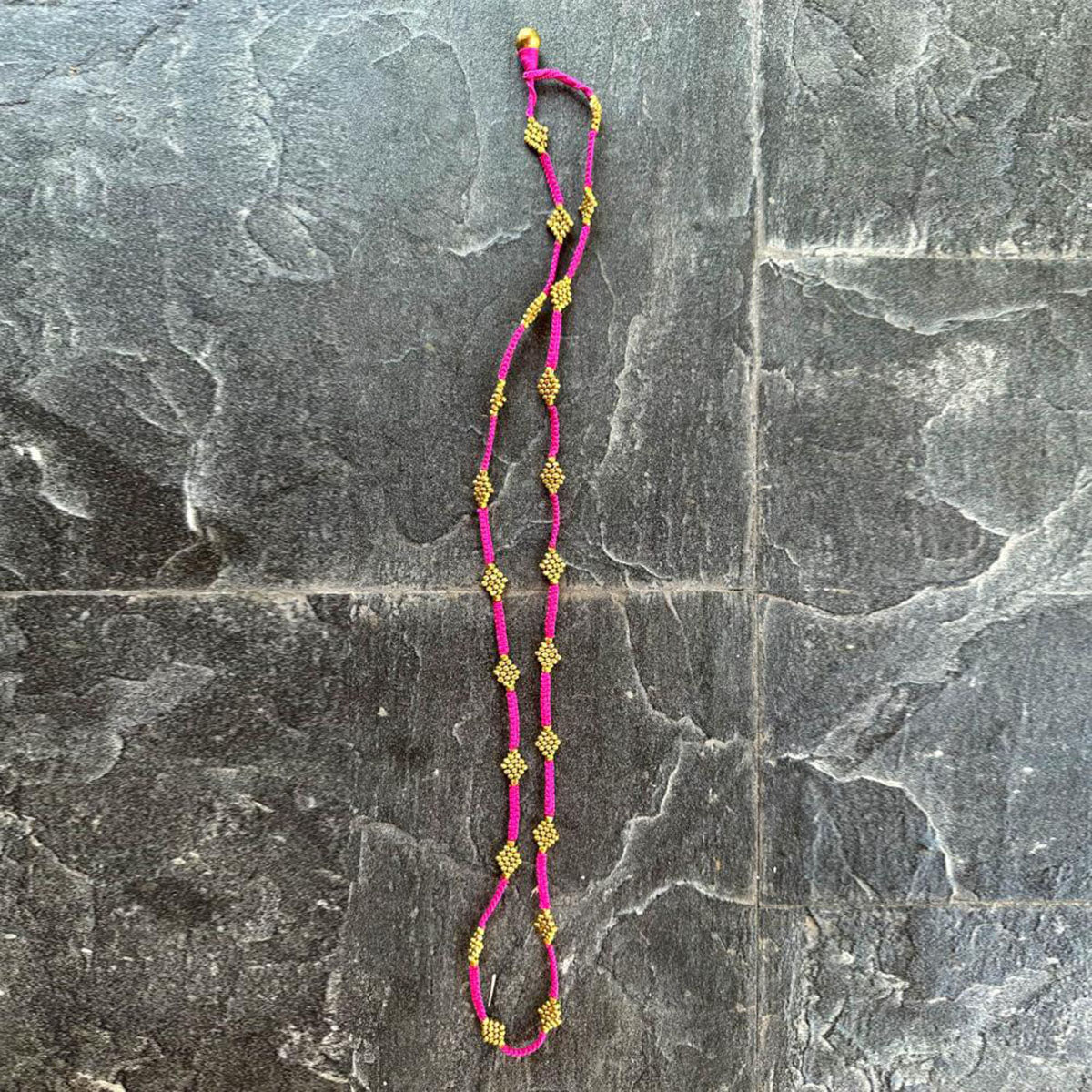 Handmade Dokra necklace "Summerlove"