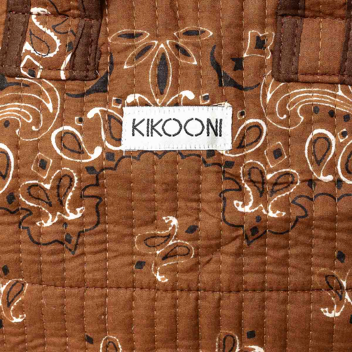 Reise Tote Bag  "Paisley Espresso"