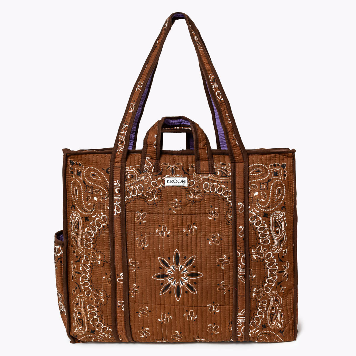 Reise Tote Bag  "Paisley Espresso"