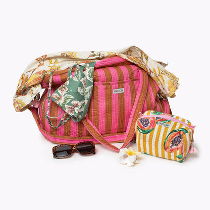 Große Reisetasche "Bold Stripes Earth"