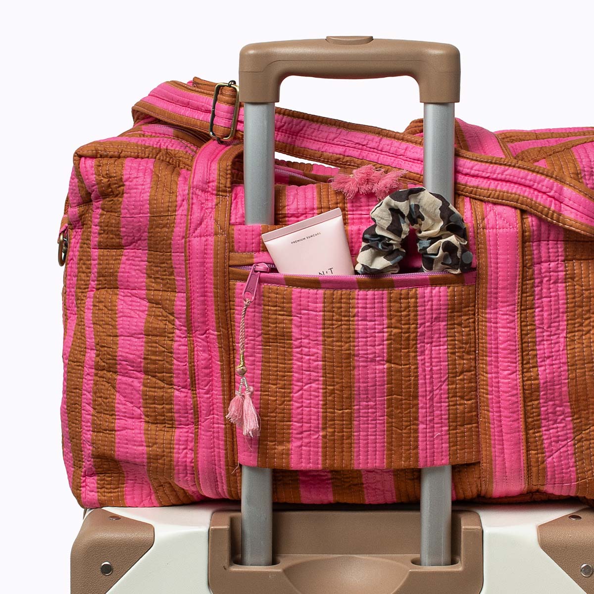 Große Reisetasche "Bold Stripes Earth"