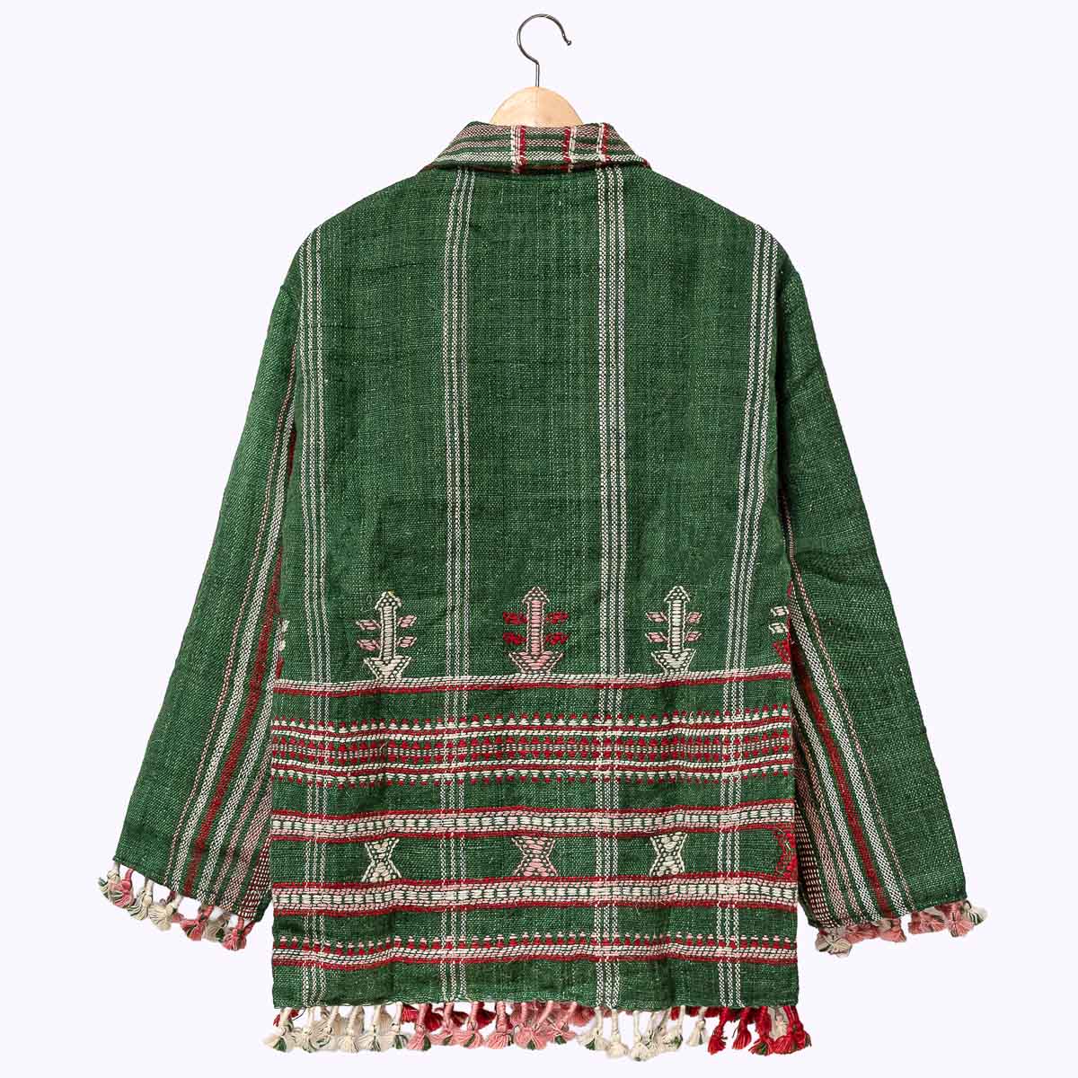 Merino Wolljacke Powerful Green