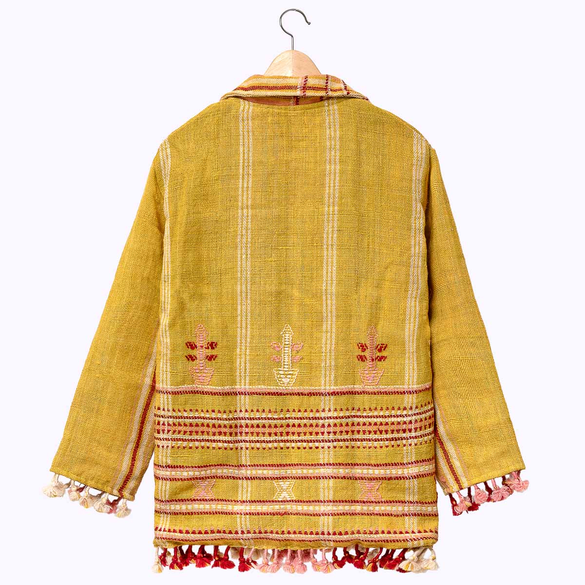 Merino Wolljacke Powerful Yellow
