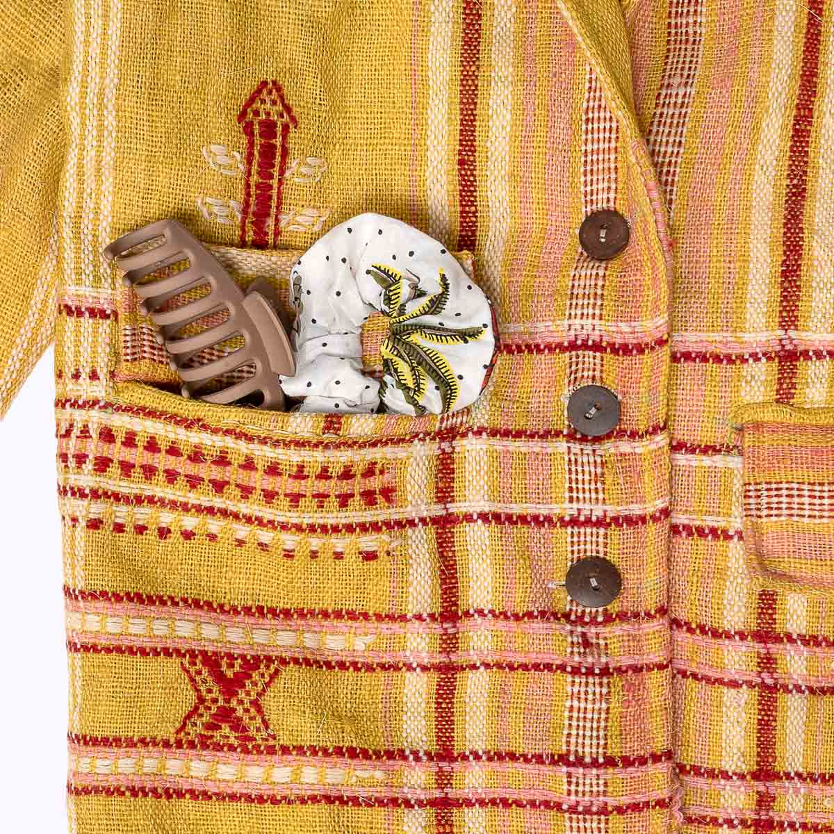 Merino Wolljacke Powerful Yellow