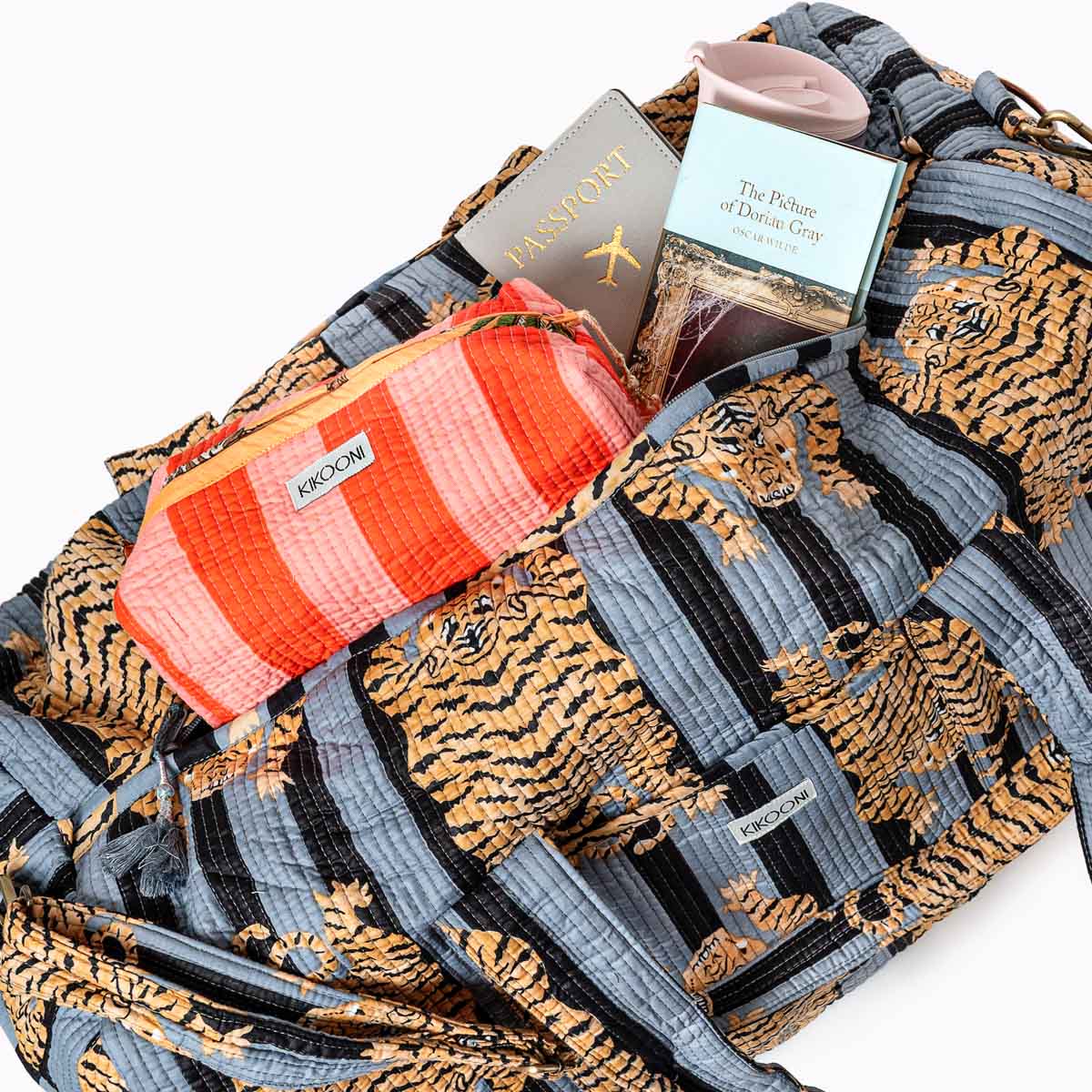 XXL Reisetasche "Poppy Tiger Black"