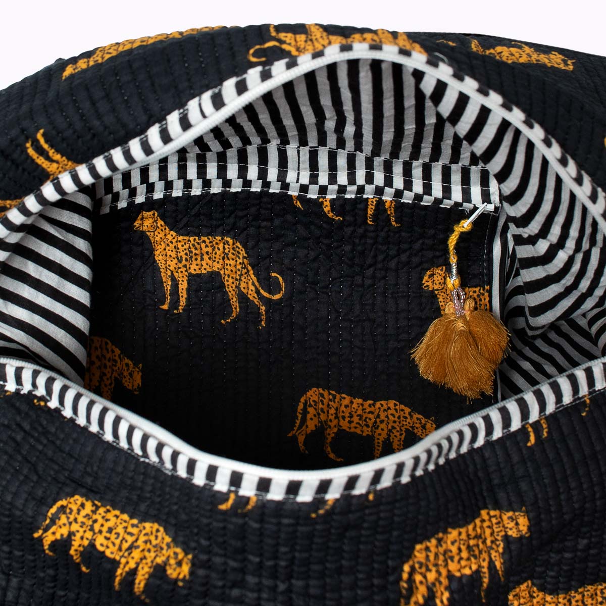 XXL Reisetasche "Black Leopard"