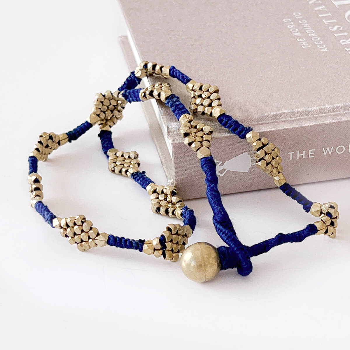 Dokra necklace "Flower"