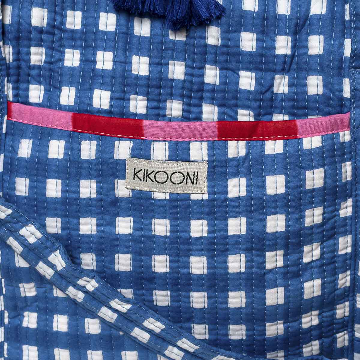 Große Reisetasche "Happy Checks" blue