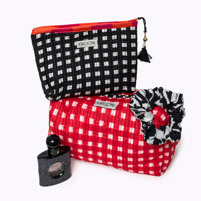 Mini Tasche "HAPPY CHECK"  black