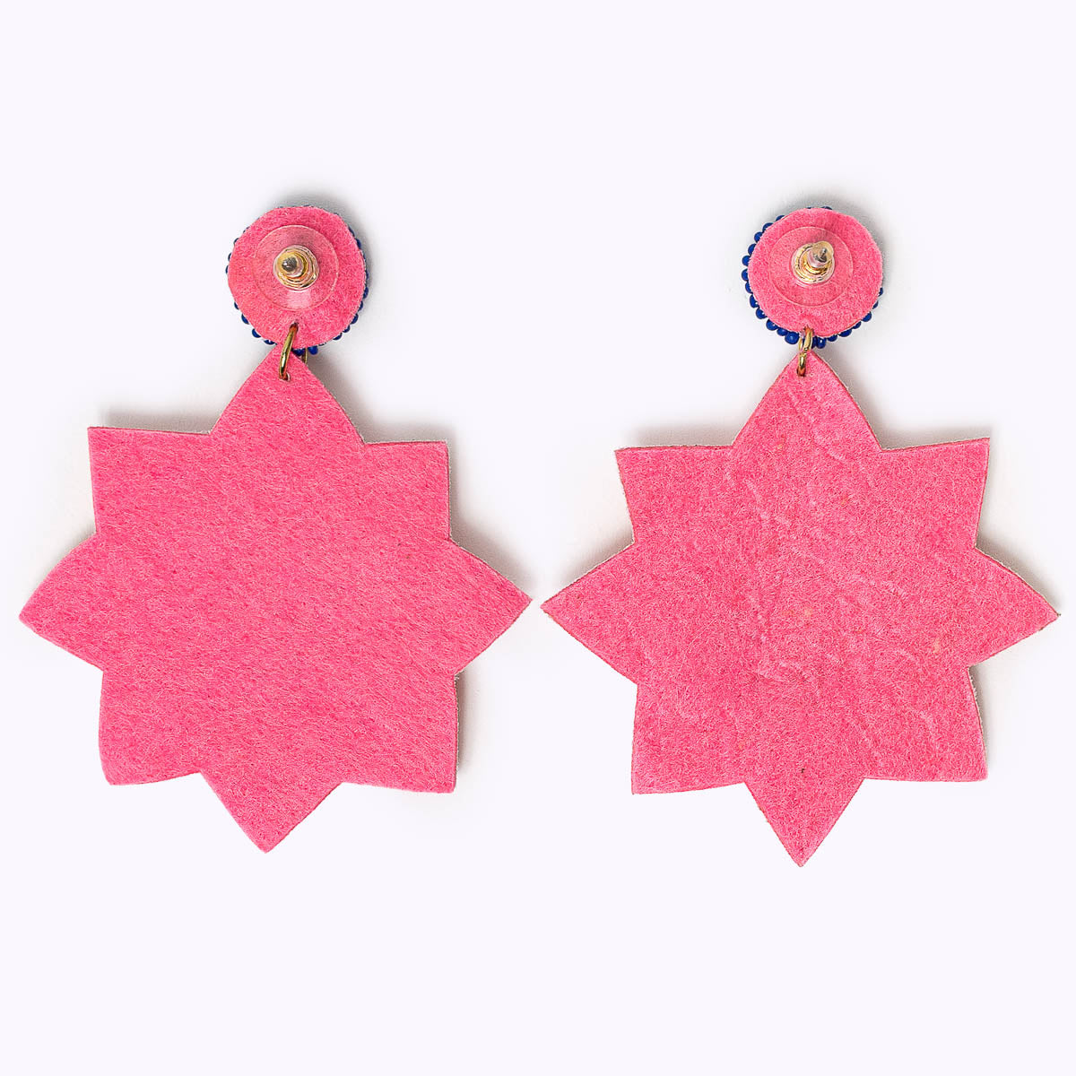 Beaded earrings "Star Flower"