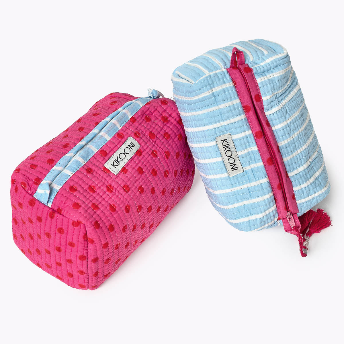 Kleine Kosmetiktasche "Dizzy Dots Love"