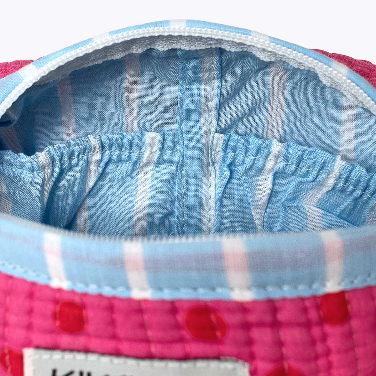 Kleine Kosmetiktasche "Dizzy Dots Love"