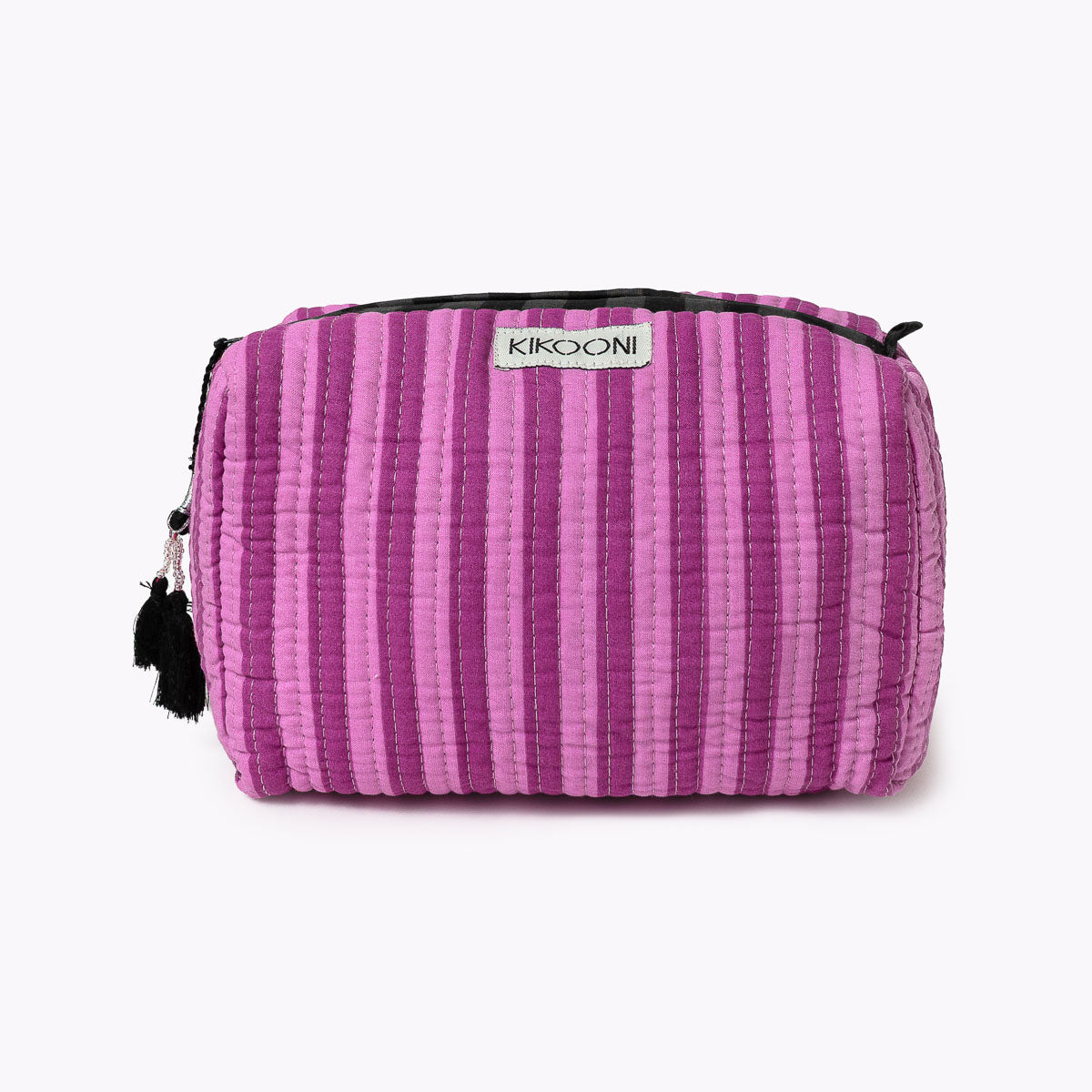 kleine Kosmetiktasche  "Thin Stripes Berry"