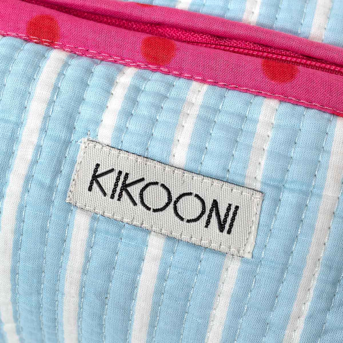 Kleine Kosmetiktasche "Thin Stripes B. Blue"