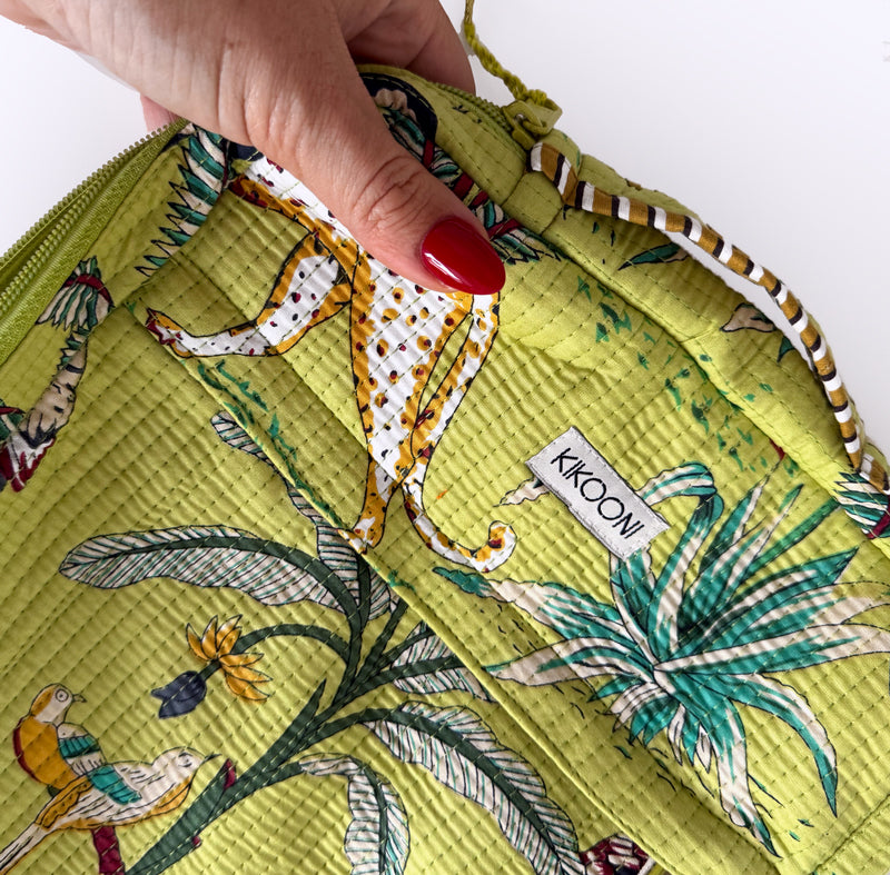 14 Zoll Handgemachte Laptoptasche "Juicy Jungle"