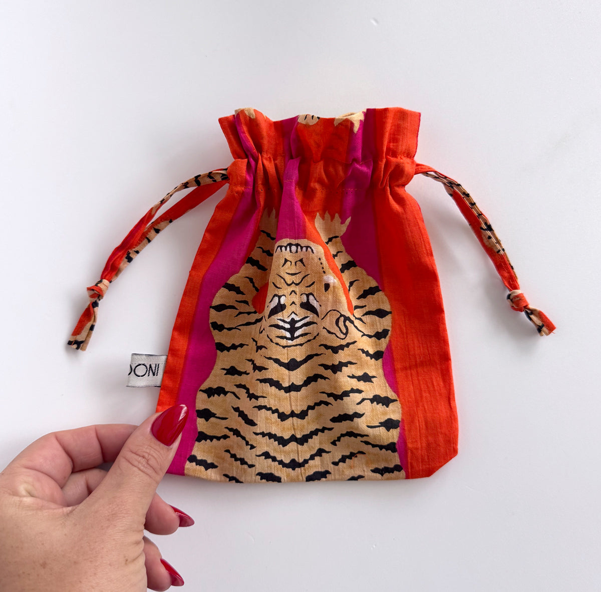 Baumwolltäschchen "Poppy Tiger"