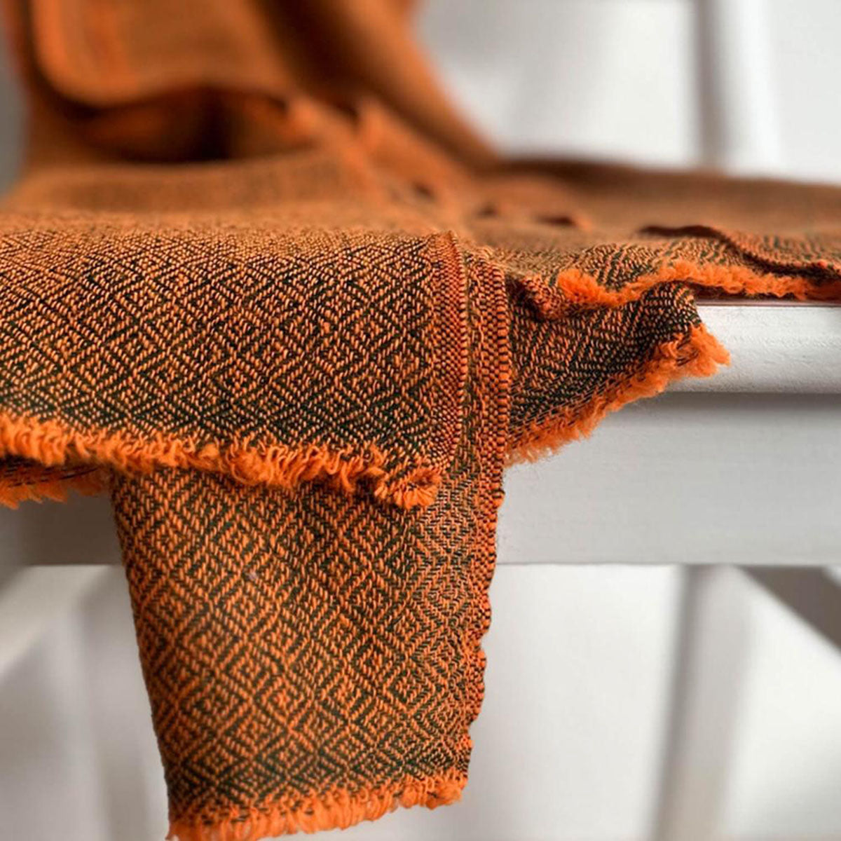 Large cashmere scarf "Magic SUNSET"