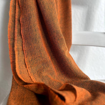 large cashmere scarf "Magic SUNSET" 