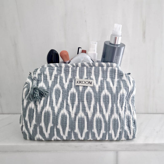 handmade cosmetic bag "Positive Grey"