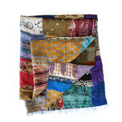 XL - Kantha Scarf "THAMBI" 